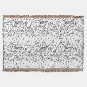 Couverture Joli motif de Noël en hiver à dessiner (2)