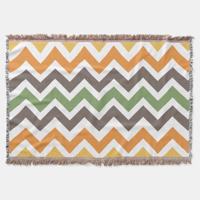 Couverture Joli motif de zigzag coloré (Devant)