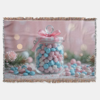 Couverture joli pot de bonbons sucrés