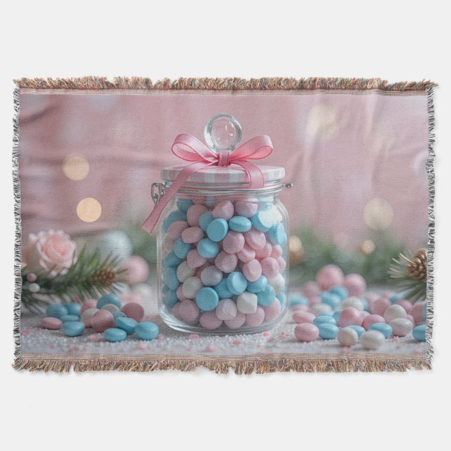 Couverture joli pot de bonbons sucrés (Devant)