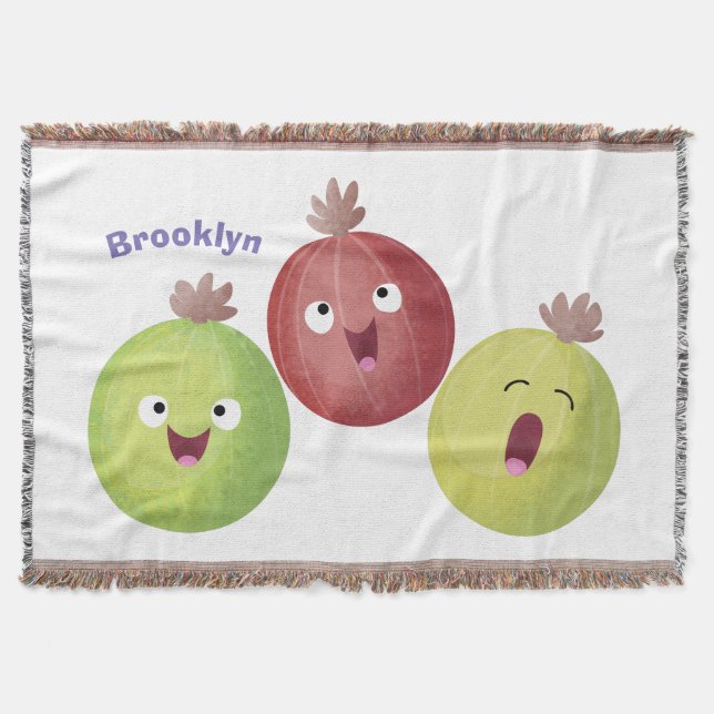 Couverture Joli trio gooseberry chantant dessin animé (Devant)