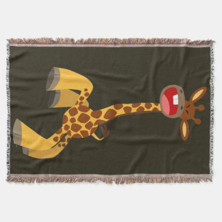 Couverture Jolie Giraffe Danseuse Cartoon