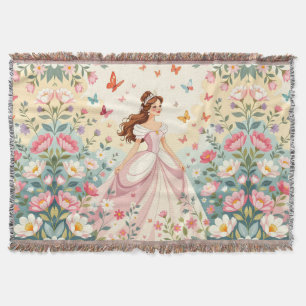 Couverture Jolie princesse avec papillons