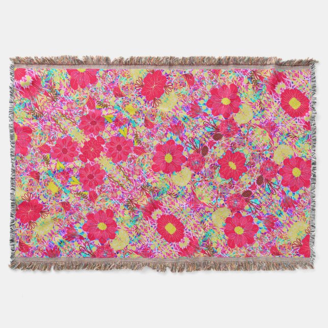 Couverture Jolies fleurs colorées et lumineuses (Devant)