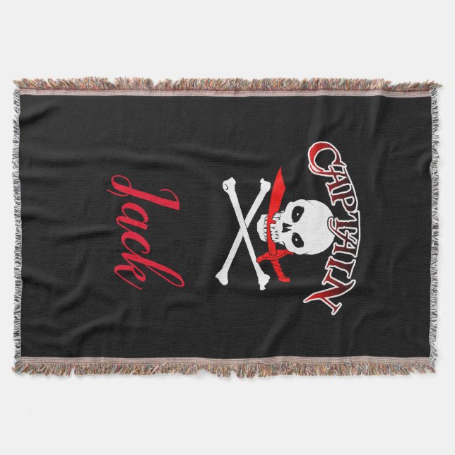 Couverture Jolly roger personnalisé (Cutlass) (Devant)