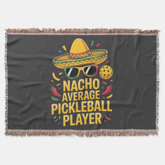 Couverture Joueur de pickleball moyen nacho (Devant)
