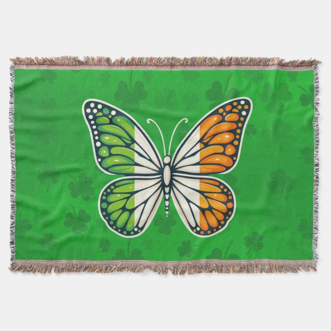 Couverture Jour de la Saint-Patrick papillon irlandais (Devant)