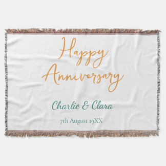 Couverture Joyeux anniversaire nom ajouté orange gras vert si