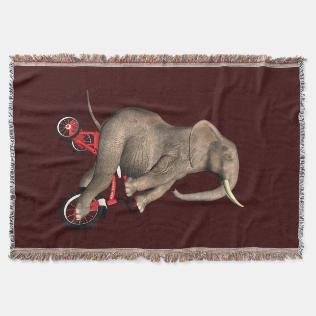 Couverture Joyeux Éléphant Sur Tricycle (Devant)