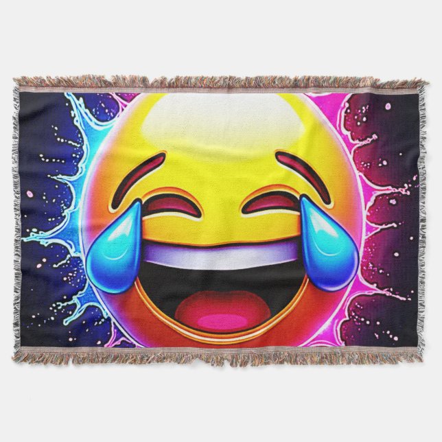 Couverture Joyful Splash : Art Emoji qui rit (Devant)