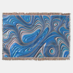 Couverture ~ JUMBLY BLUE ~ Motif de design fractal ~ Original