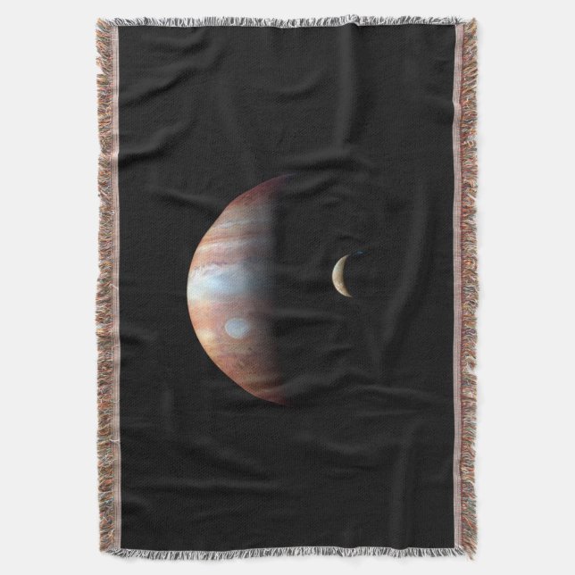 Couverture Jupiter Planète Géante Gazeuse & Io Lune Galiléenn (devant Vertical)