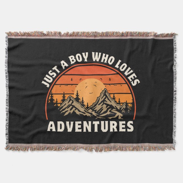 Couverture juste un garçon qui aime les aventures (Devant)
