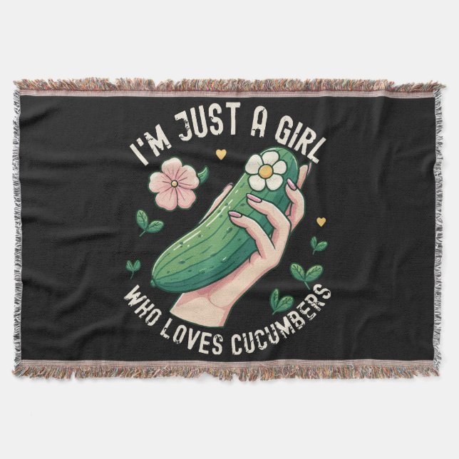Couverture Juste une fille qui aime les concombres - Végétari (Devant)