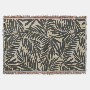 Couverture Kahanu Palms Hawaiian Linen Texture