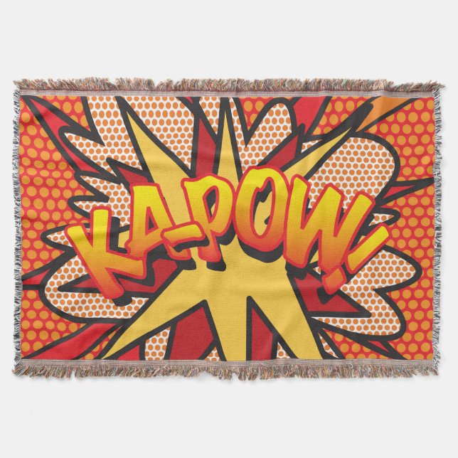 Couverture KAPOW Fun Retro Comique Livre Pop Art (Devant)