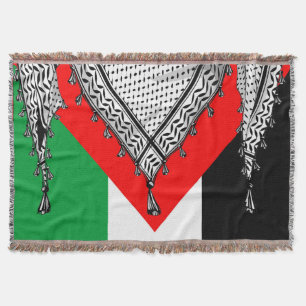 Couverture Keffiyeh Écharpe palestinienne tissu traditionnel