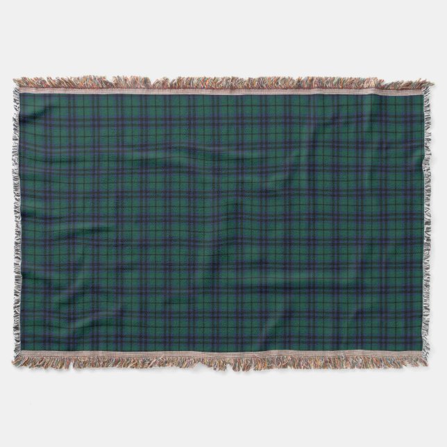 Couverture Keith Clan Vert foncé Tartan écossais moderne (Devant)