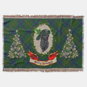Couverture Kennedy Scottie Chien Christmas Thon Blanket