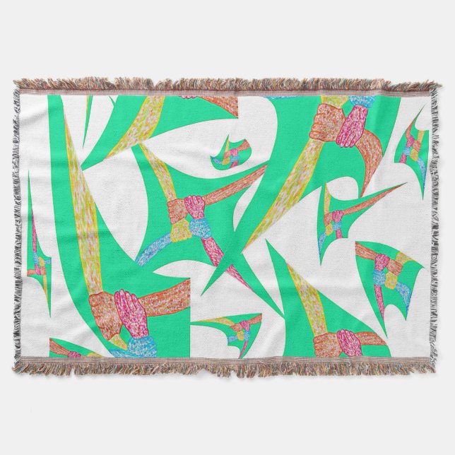 Couverture Kites of Connection Throw Blanket (Devant)