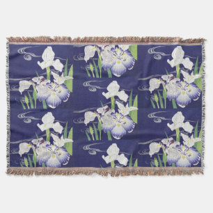 Couverture Kogyo Tsukioka Irises, Art Fleur Japonais