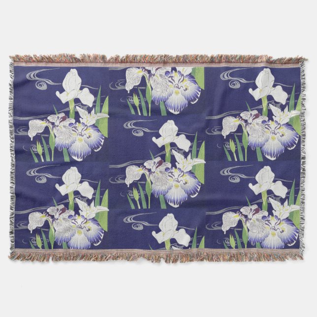 Couverture Kogyo Tsukioka Irises, Art Fleur Japonais (Devant)