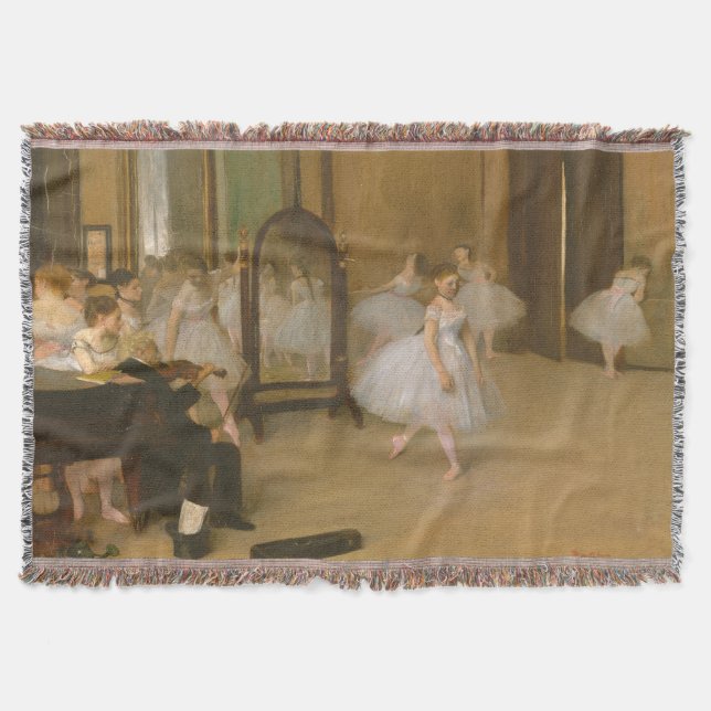 Couverture La classe de danse (1870) Edgar Degas (Devant)