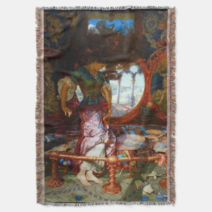 Couverture La Dame de Shalott par William Hunt, préraphaélite