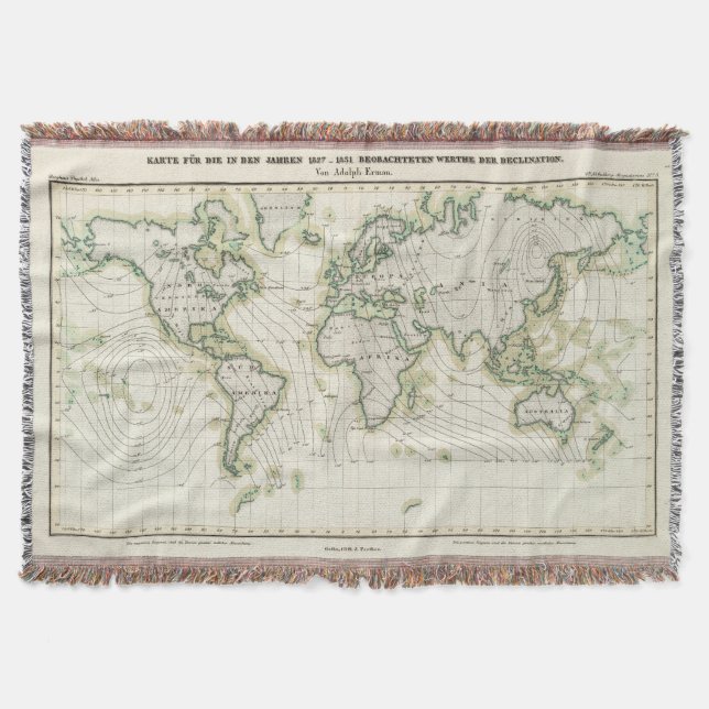 Couverture La déclinaison magnétique du monde (Devant)