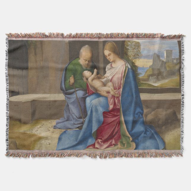 Couverture La famille sainte par Giorgione (Devant)