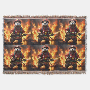 Couverture **"La fourrure et les flammes : le feu de dos de l