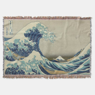 COUVERTURE LA GRANDE VAGUE OUTRE DE KANAGAWA - BOIS DE