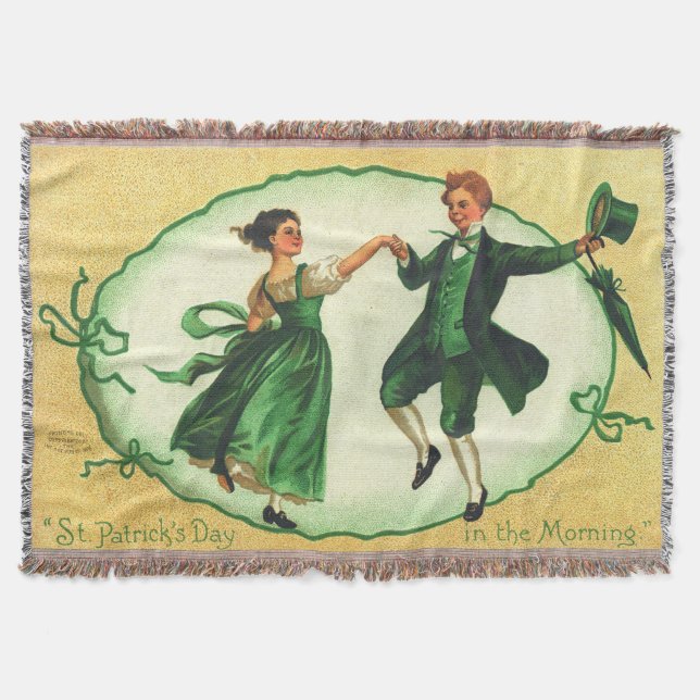 Couverture "La Saint-Patrick au matin."  Carte ancienne (Devant)