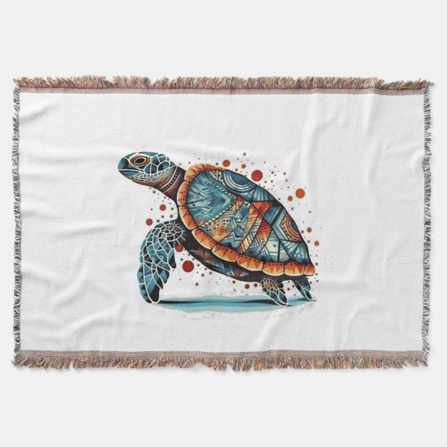 Couverture La tortue marine de la mosaïque d'Indigo (Devant)