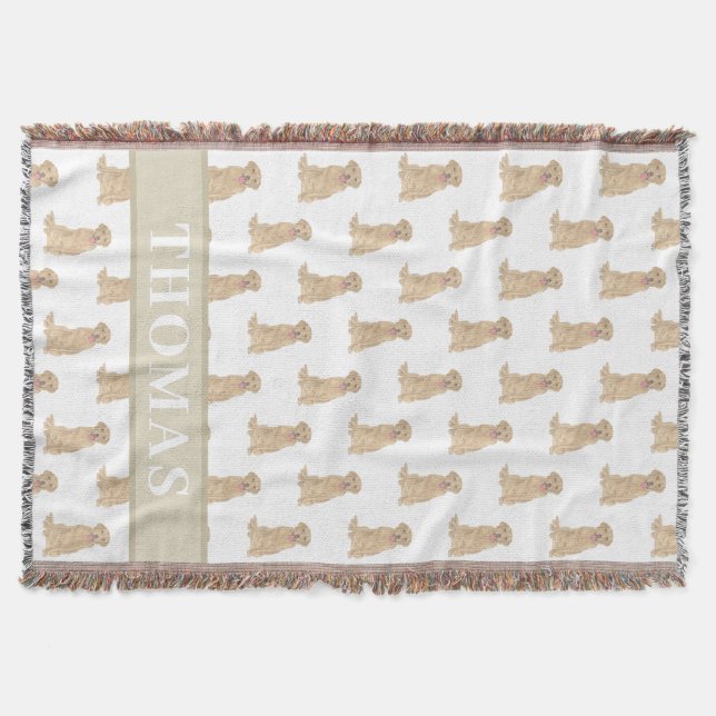 Couverture Labrador personnalisé (Dudley) (Devant)