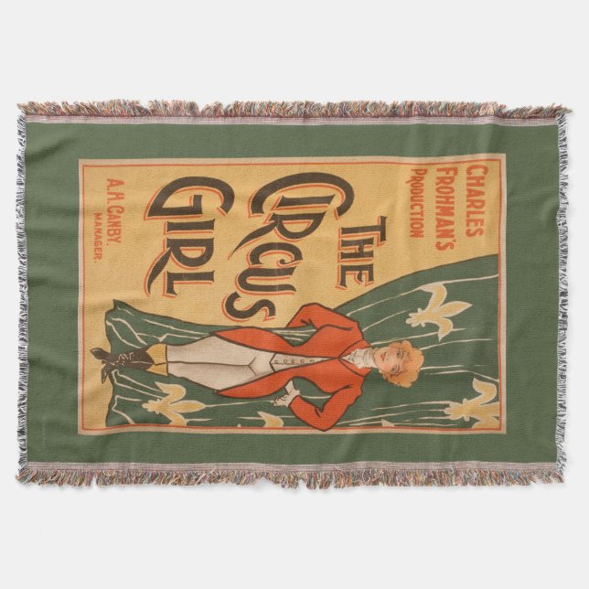 Couverture L'affiche théâtrale #1 de fille de cirque (Devant)