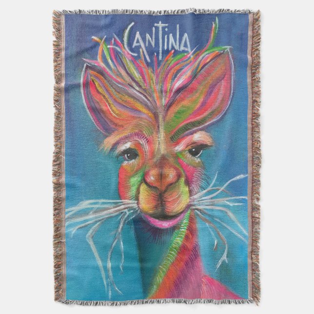 Couverture laine de coton alpaga Cantina (devant Vertical)