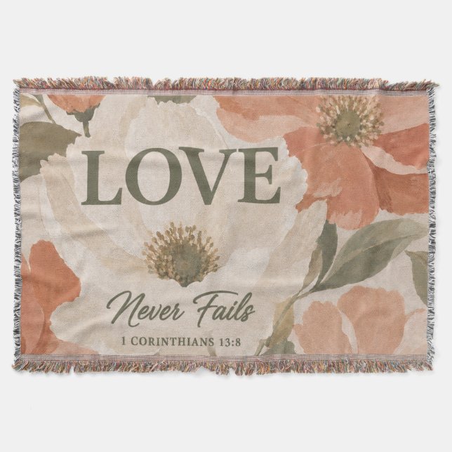 Couverture L'AMOUR NE MANQUE JAMAIS | Cadeau de mariage chrét (Devant)