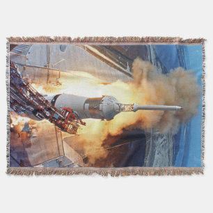 Couverture Lancement de la fusée d'atterrissage sur la Lune d