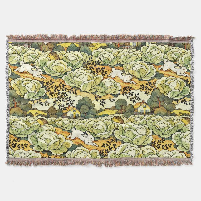 Couverture Lapins japonais dans un jardin de choux (Devant)