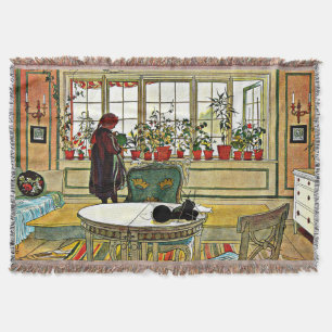 Couverture Larsson, Fleurs sur le rebord de la fenêtre
