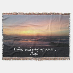 Couverture Lavez mes soucis Beau coucher de soleil Imprimer l