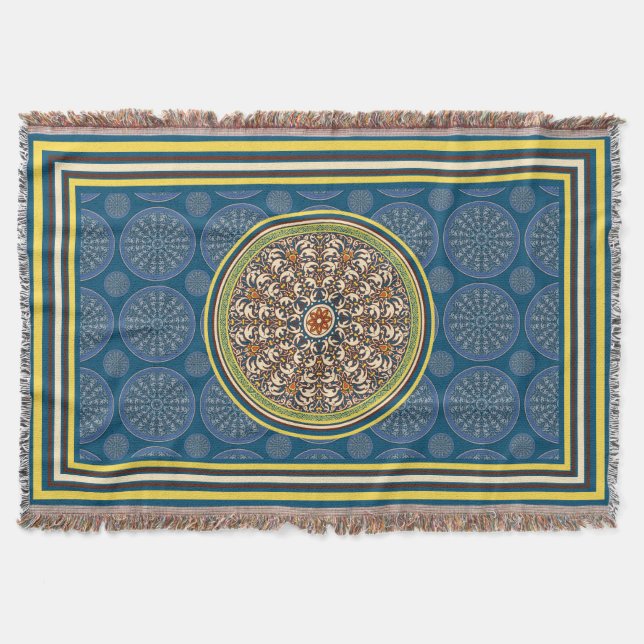 Couverture Le jardin de minuit de Shiraz Throw (Devant)