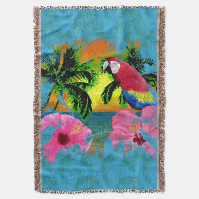Couverture Le perroquet de plage tropical (devant Vertical)