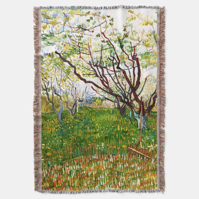 Couverture Le verger à fleurs (1888) par Vincent Van Gogh (devant Vertical)