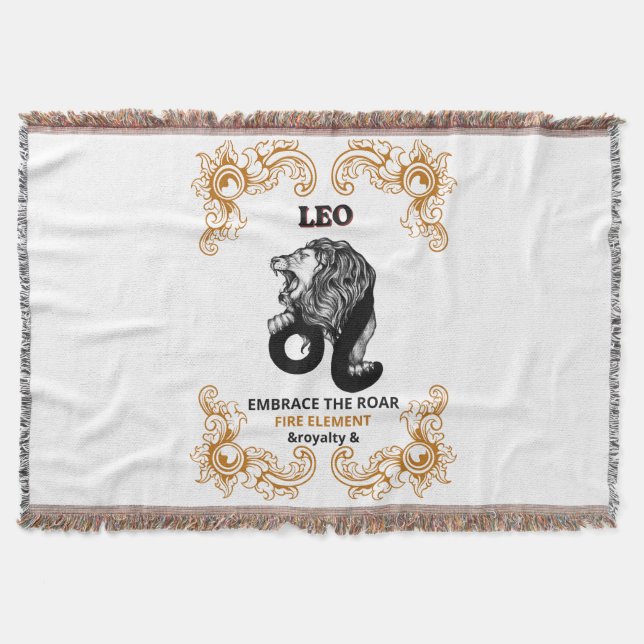 Couverture Léo Zodiaque Royal | Embrasser le Rugissement de l (Devant)