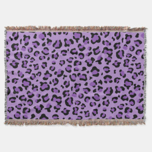 Couverture Leopard Print, Léopard Spots, Purple Leopard