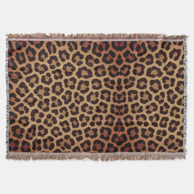 Couverture Leopard Print Pattern (Devant)