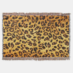 Couverture Leopard tendance : Motif de design de peau.