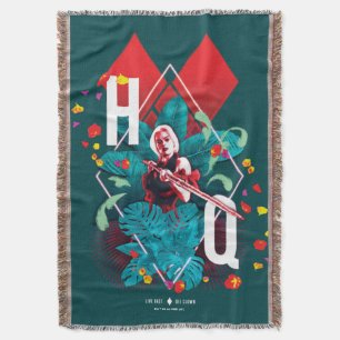 Couverture L'équipe du suicide Harley Quinn Floral Diamond